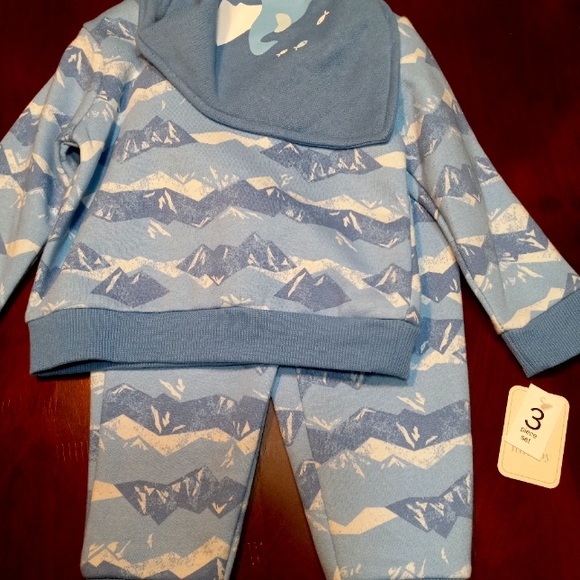 Brand New Lullaby Lane Boys 3 peice set Size 3-6M⁰ - Picture 1 of 2